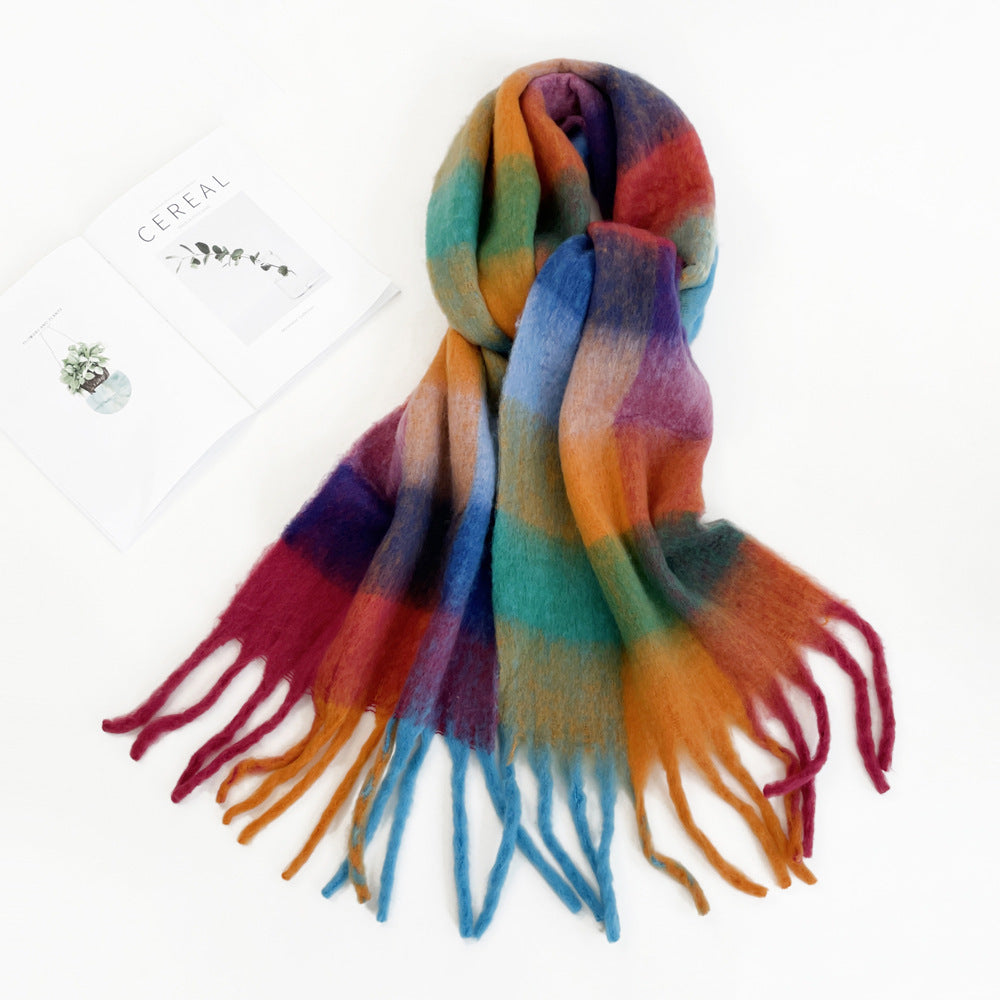 Haima Fur Scarf For Women All-match High Sense