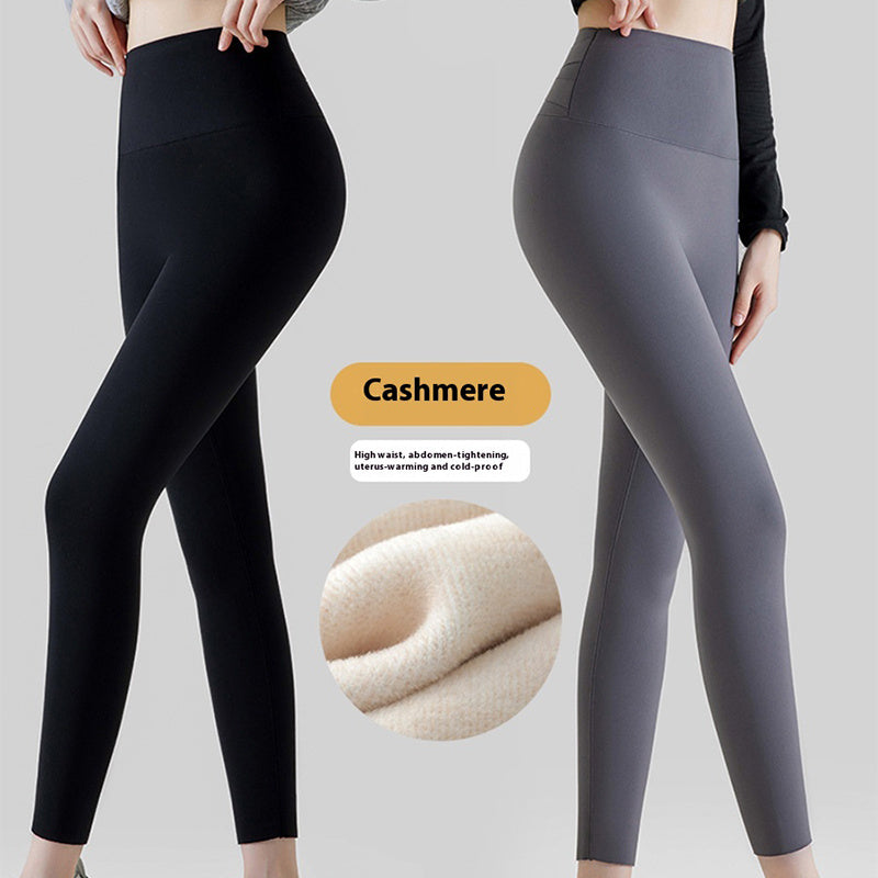 High Waist Cashmere Leggings Winter