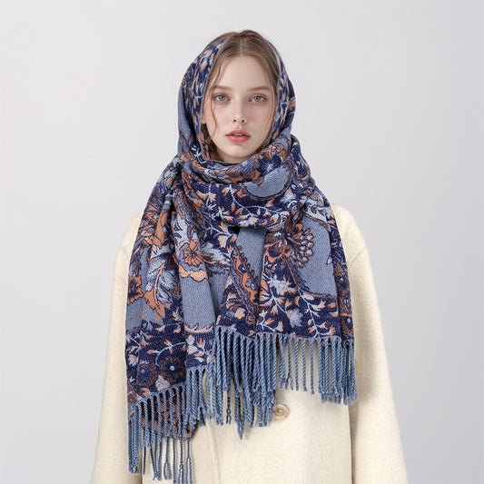 All-matching Cashmere-like Thick Warm Scarf