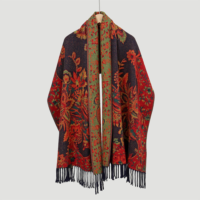 All-matching Cashmere-like Thick Warm Scarf